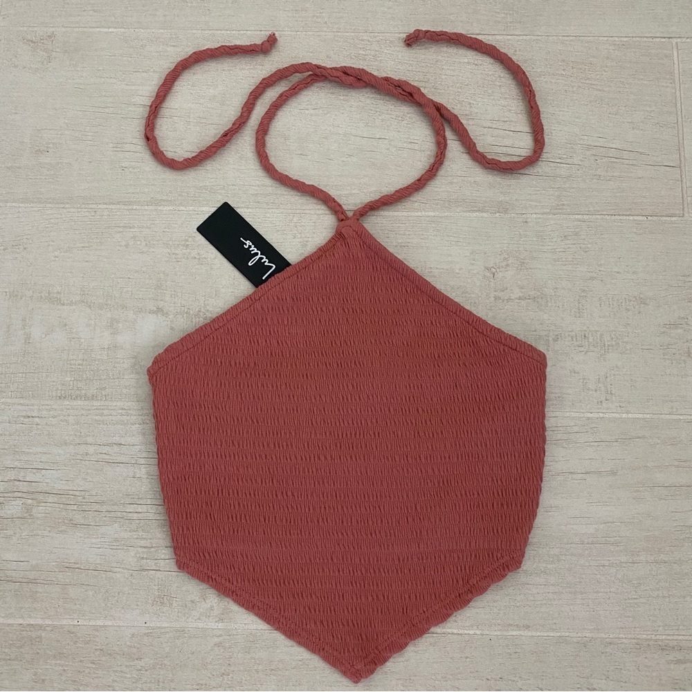 Lulus Cropped Halter Top XS